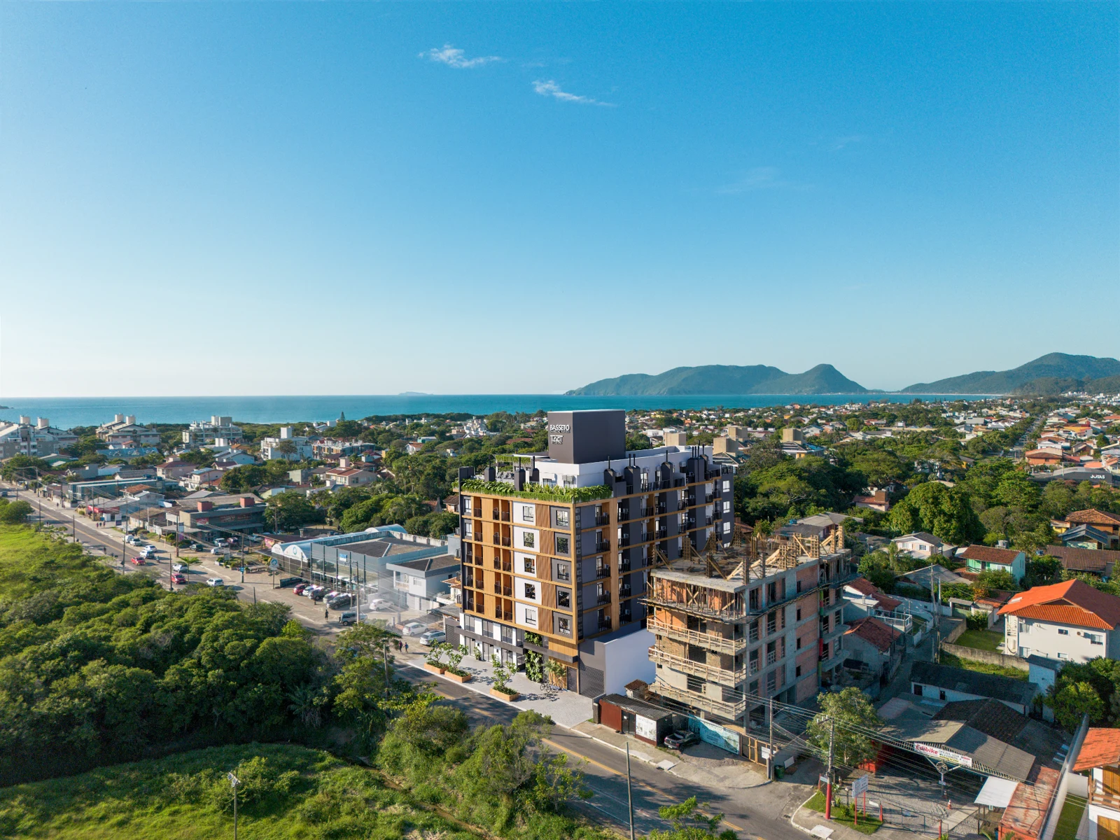 Vista aérea do Campeche, Florianópolis