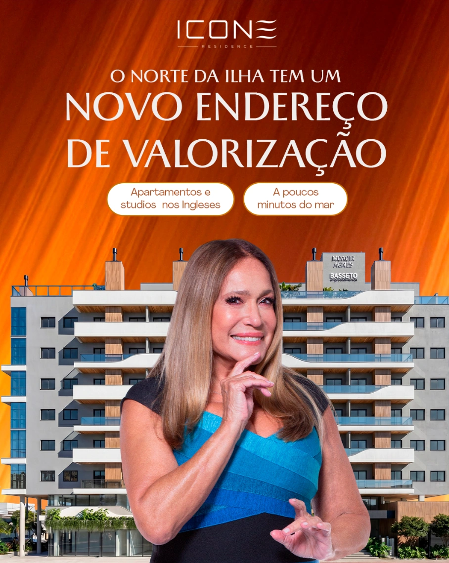 Suzana Vieira na campanha do Ícone Residence